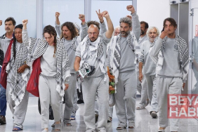 Küresel Sumud Filosu'nda İsrail tarafından alıkonulan bazı İtalyan aktivistler ülkelerine döndü