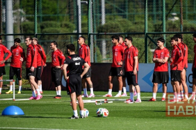 A Milli Futbol Takımı, Dünya Kupası hazırlıklarını sürdürdü