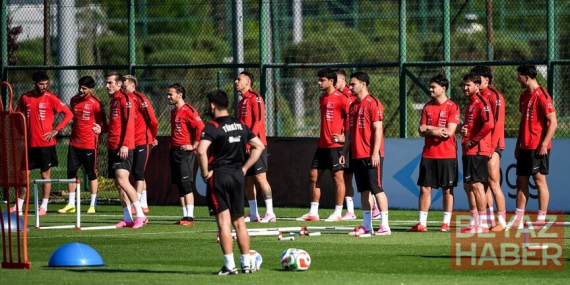 A Milli Futbol Takımı, Dünya Kupası hazırlıklarını sürdürdü