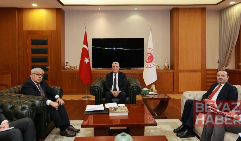 Bakan Bolat, Rusya'nın Ankara Büyükelçisi Verşinin'i ağırladı