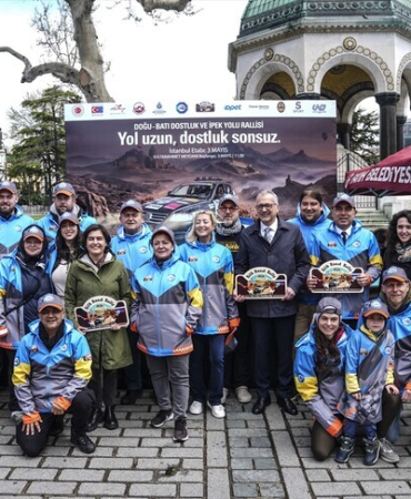 Doğu-Batı Dostluk ve İpek Yolu Rallisi'nin Türkiye etabı başladı