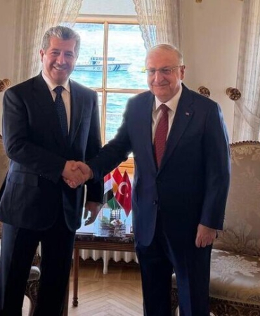 Milli Savunma Bakanı Güler, IKBY Başbakanı Mesrur Barzani ile görüştü