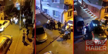 Kağıthane’de uyuşturucu operasyonunda dayı ve abi şüpheliyi kaçırmaya çalıştı; sokak karıştı