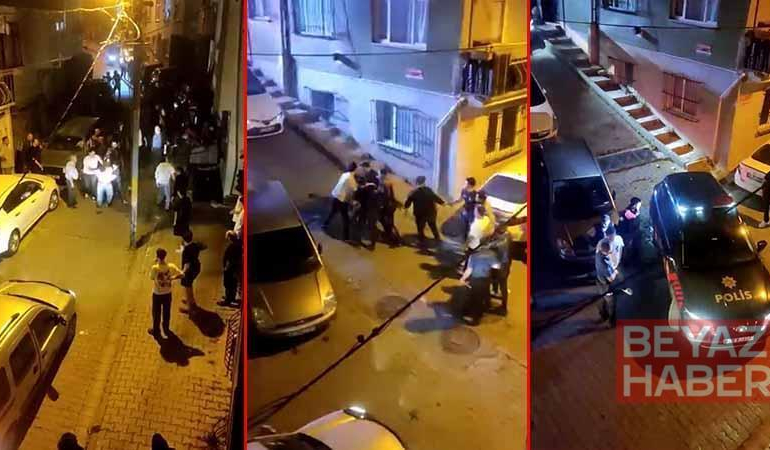 Kağıthane’de uyuşturucu operasyonunda dayı ve abi şüpheliyi kaçırmaya çalıştı; sokak karıştı