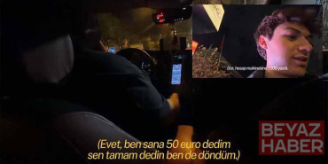 Karaköy’de ABD’li yayıncıyı taksimetresiz götüren taksiciye 95 bin lira ceza