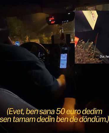 Karaköy’de ABD’li yayıncıyı taksimetresiz götüren taksiciye 95 bin lira ceza