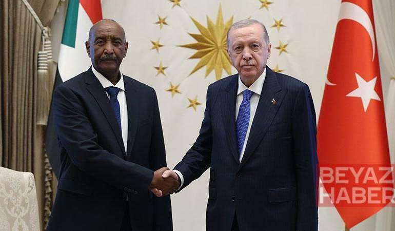 Cumhurbaşkanı Erdoğan, Sudan Egemenlik Konseyi Başkanı Burhan ile görüştü