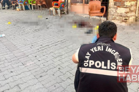 Manisa’da pompalı tüfekli saldırıda 2 kişi yaralandı; o anlar kamerada