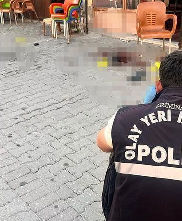 Manisa’da pompalı tüfekli saldırıda 2 kişi yaralandı; o anlar kamerada