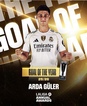 La Liga’da yılın golü Arda Güler’den