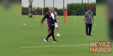 TFF Başkanı Hacıosmanoğlu, Miami’deki ilk antrenman öncesinde sahaya çıktı