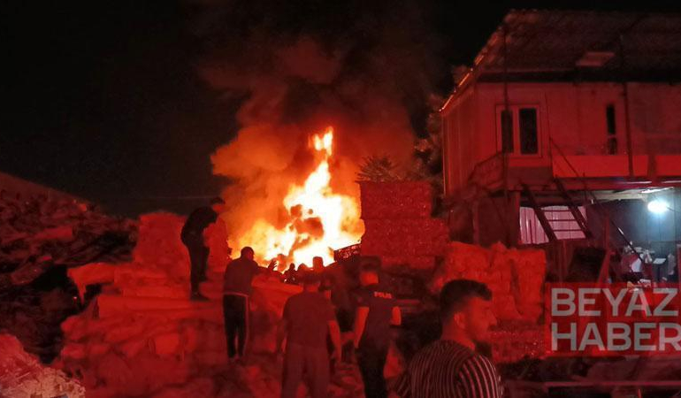Bursa’da geri dönüşüm tesisinde yangın