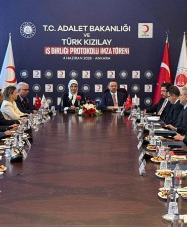 Adalet Bakanlığı ve Türk Kızılay arasında iş birliği protokolü