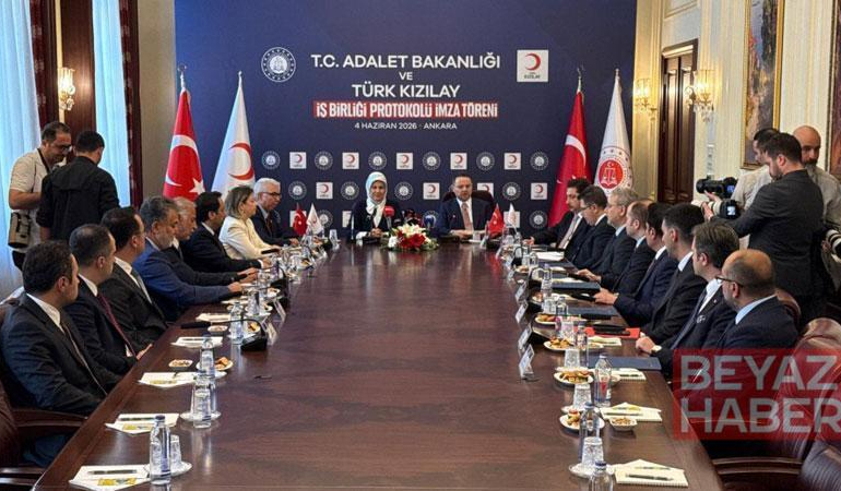 Adalet Bakanlığı ve Türk Kızılay arasında iş birliği protokolü