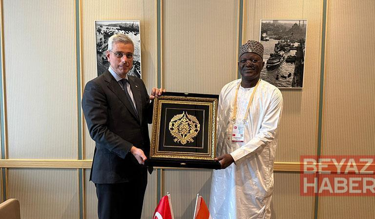 Bakan Memişoğlu, Nijerli mevkidaşı Hakimi ile bir araya geldi