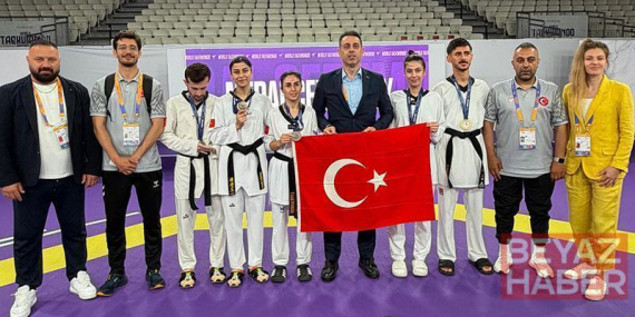 Milli taekwondoculardan 13 madalya