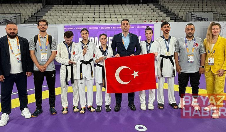 Milli taekwondoculardan 13 madalya