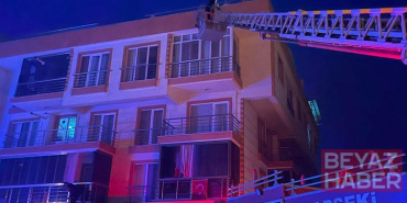 Bodrum katında çıkan yangında 6 kişi dumandan etkilendi