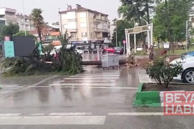 Bursa’da sağanak ve dolu etkili oldu