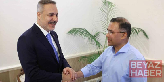 Dışişleri Bakanı Fidan, Bangladeş Başbakanı Rahman tarafından kabul edildi