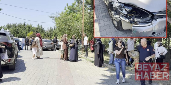 Büyükçekmece’de fren yerine gaza bastığı öne sürülen sürücü velilerin arasına daldı: 2’si çocuk 6 yaralı