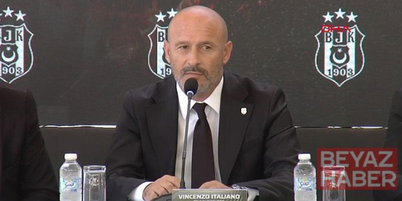 Beşiktaş, teknik direktörü Vincenzo Italiano için imza töreni düzenledi