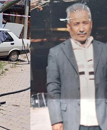 Duvara çarpan otomobildeki yaşlı çift öldü