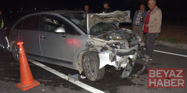 Kırıkkale’de otomobil, arıza yapan otomobile çarptı: 6 yaralı