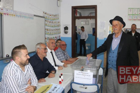 Nevşehir’in Mustafapaşa beldesinde oy kullanma işlemi başladı