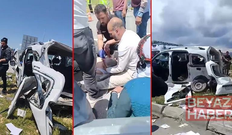Hafif ticari araç ile kamyonet kafa kafaya çarpıştı; 4 ölü, 2 yaralı
