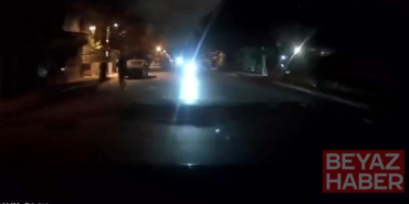 Maltepe’de ters yönden gelen otomobilin çaptığı motosikletin sürücü ağır yaralandı; kaza kamerada