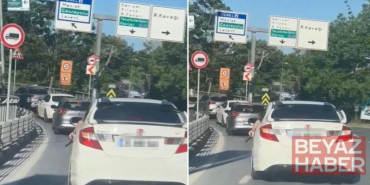 Sarıyer’de trafikte araçtan silah gösteren şüpheli yakalandı; silah oyuncak çıktı