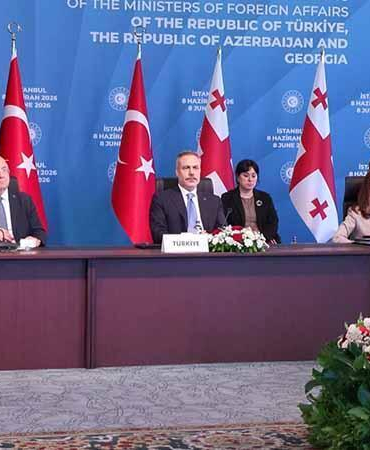 Türkiye-Azerbaycan-Gürcistan Üçlü Dışişleri Bakanları Toplantısı İstanbul
