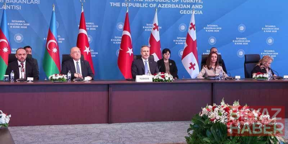 Türkiye-Azerbaycan-Gürcistan Üçlü Dışişleri Bakanları Toplantısı İstanbul