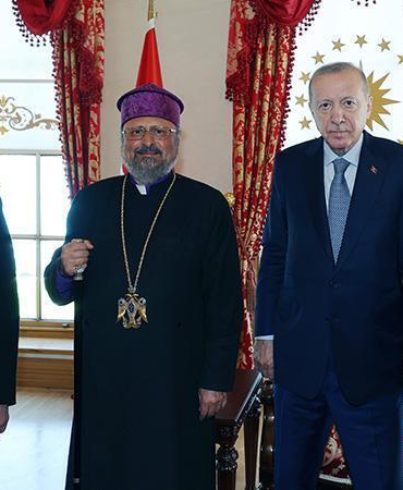 Cumhurbaşkanı Erdoğan, Sevan Sıvacıoğlu ve Patrik Maşalyan’ı kabul etti