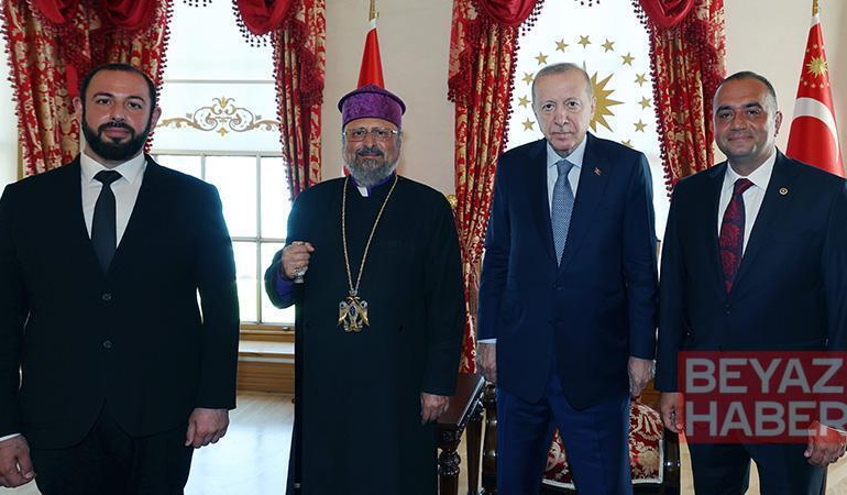 Cumhurbaşkanı Erdoğan, Sevan Sıvacıoğlu ve Patrik Maşalyan’ı kabul etti