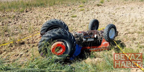 Nevşehir’de devrilen traktörün altında kalan çiftçi öldü