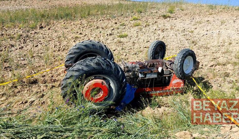 Nevşehir’de devrilen traktörün altında kalan çiftçi öldü