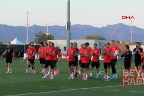 A Milli Futbol Takımı, taraftara açık antrenman gerçekleştirdi