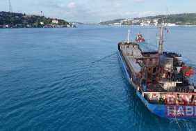 Ukrayna açıklarında dron saldırısına uğrayan