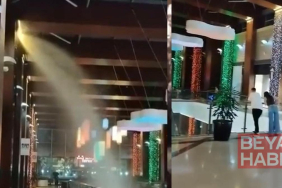 Bursa’da AVM'de panik! Fıskiyeler açıldı, ortalık göle döndü