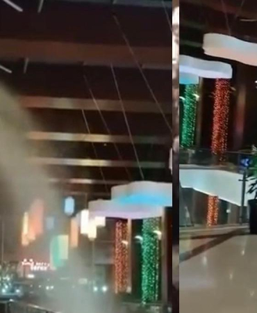 Bursa’da AVM'de panik! Fıskiyeler açıldı, ortalık göle döndü