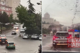 Ankara’da sağanak etkili oldu