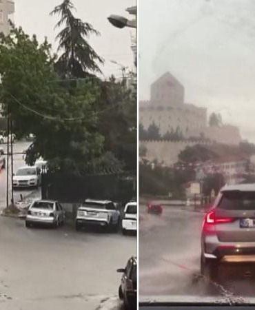 Ankara’da sağanak etkili oldu