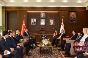 KKTC Başbakanı Üstel, Bakan Çiftçi’yi kabul etti
