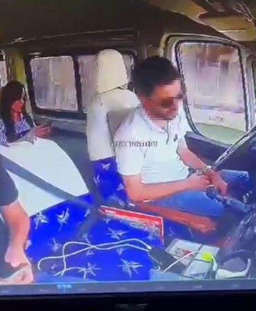 Minibüste panik: şoför uyuyakaldı