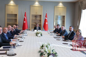 Cevdet Yılmaz, Cumhurbaşkanlığı Ekonomi Politikaları Kurulu üyeleriyle görüştü