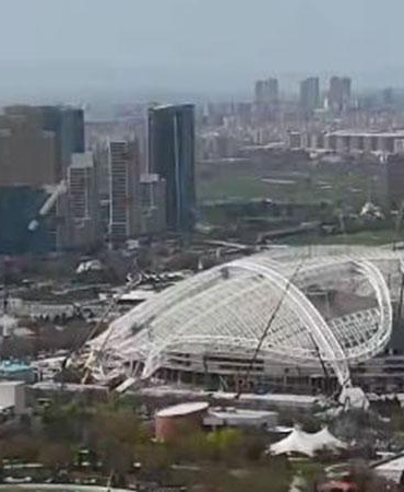 Ankara’nın yeni stadı için iki bakandan ortak paylaşım