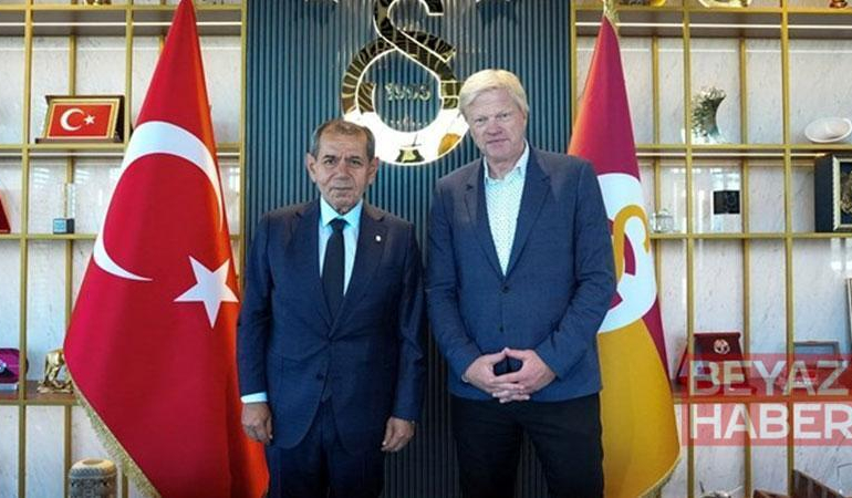 Oliver Kahn ve Dursun Özbek bir araya geldi