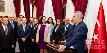 Bakan Fidan, Bulgaristan’da Türk iş insanlarıyla bir araya geldi